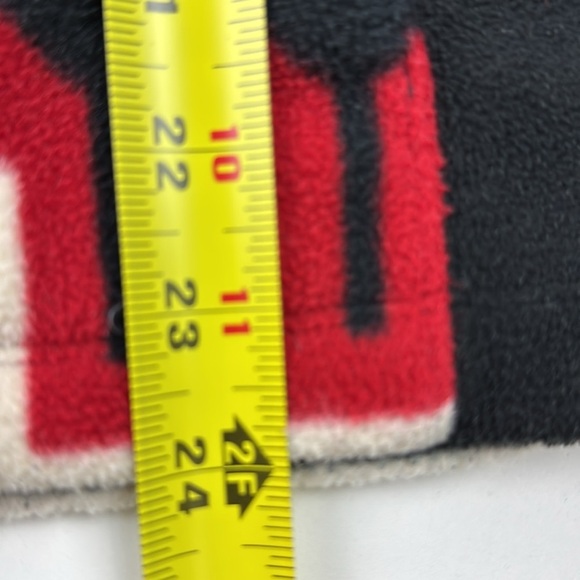 L-R-L Lauren Active Ralph Lauren Fleece Full Zip Sweater with Knit Sleeves - Picture 11 of 13